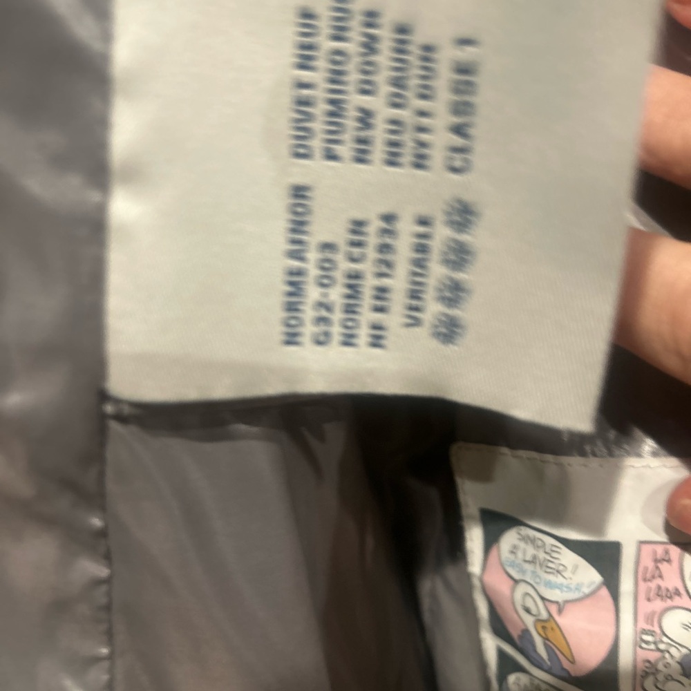 Moncler Shiny Gray Puffer Coat - Picture 6 of 7